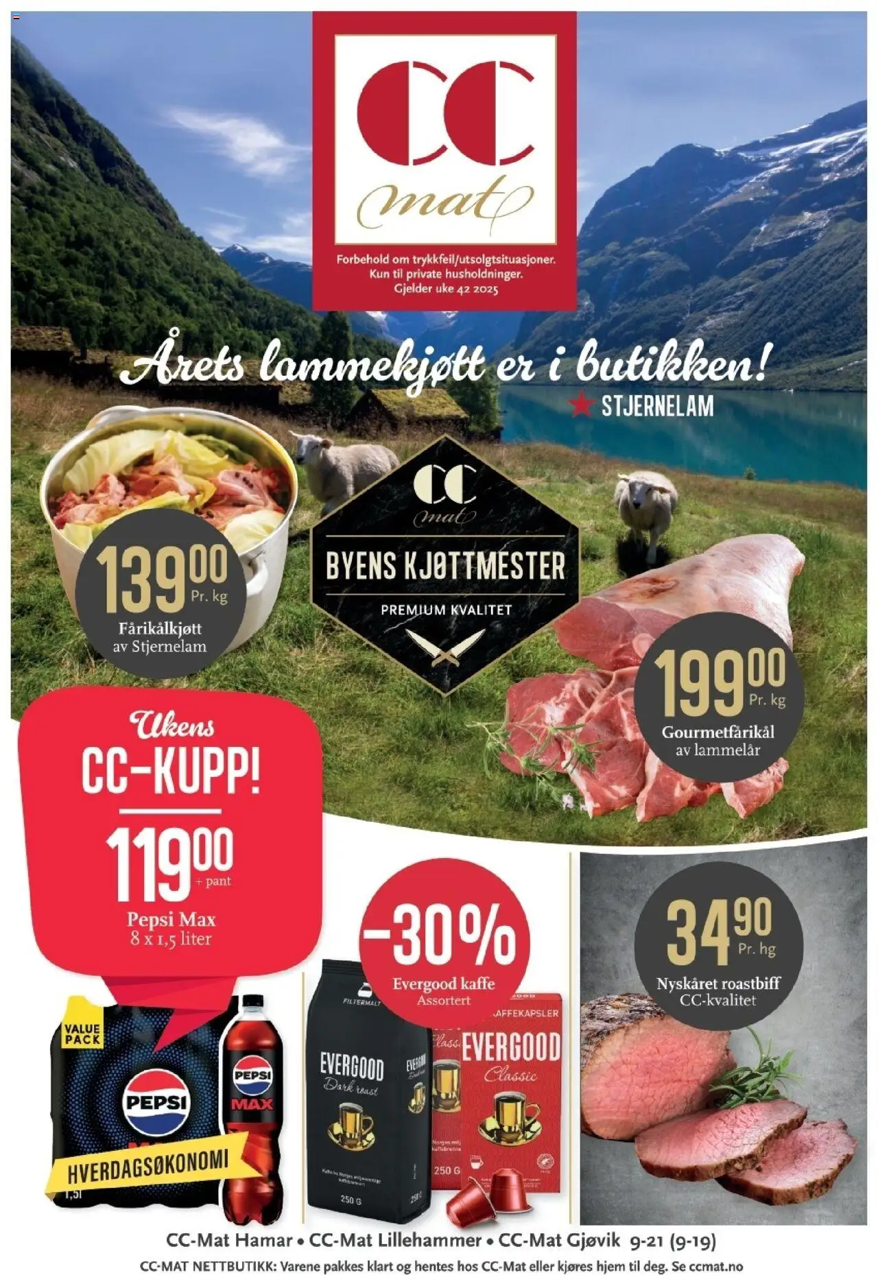 Kundeavis CC Mat gyldig fra 13/10/2025 - Sidenummer 1