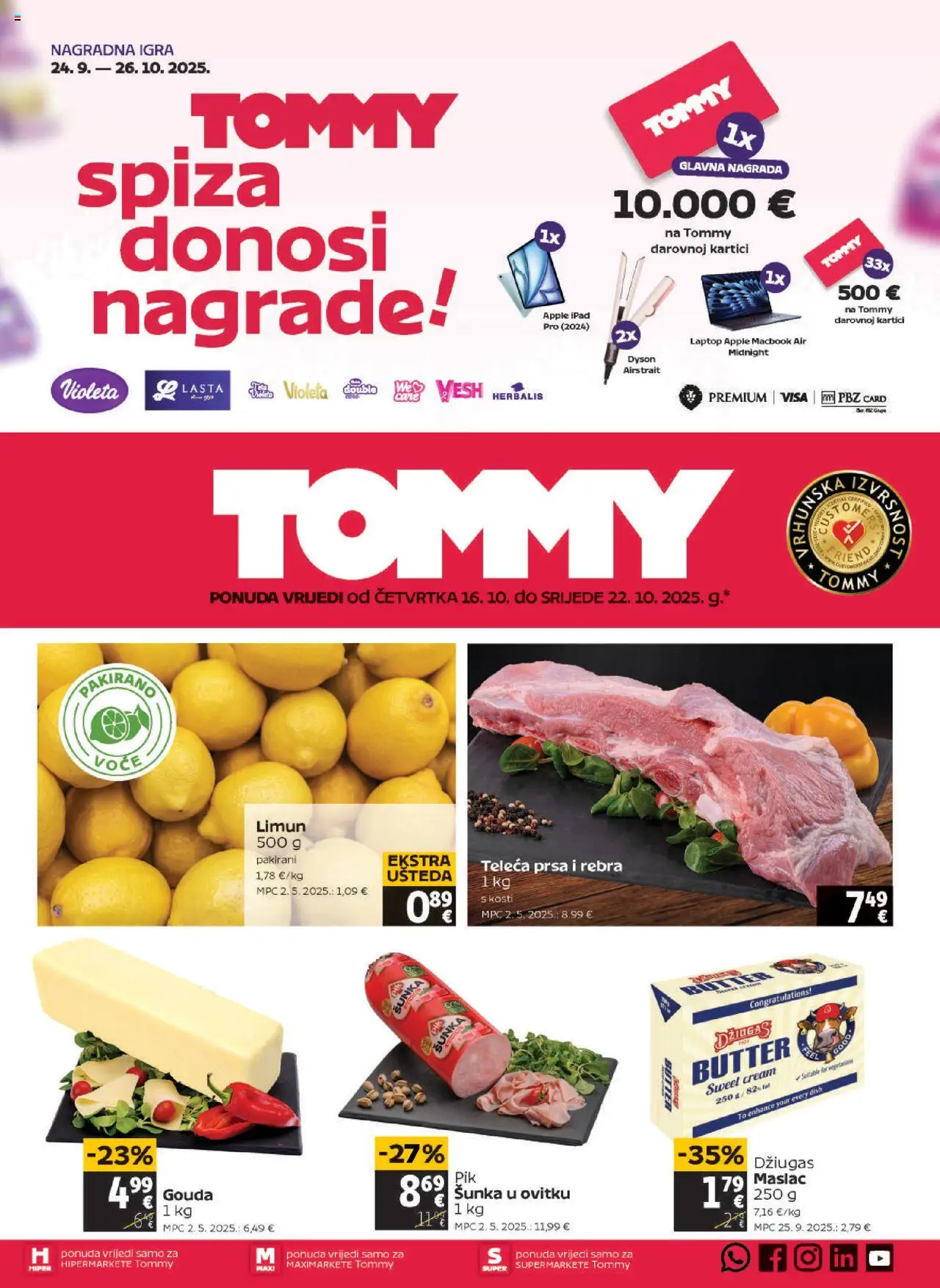 Tommy aktualni Katalog vrijedi od 16.10.2025 - tjedna akcija broj stranice 1