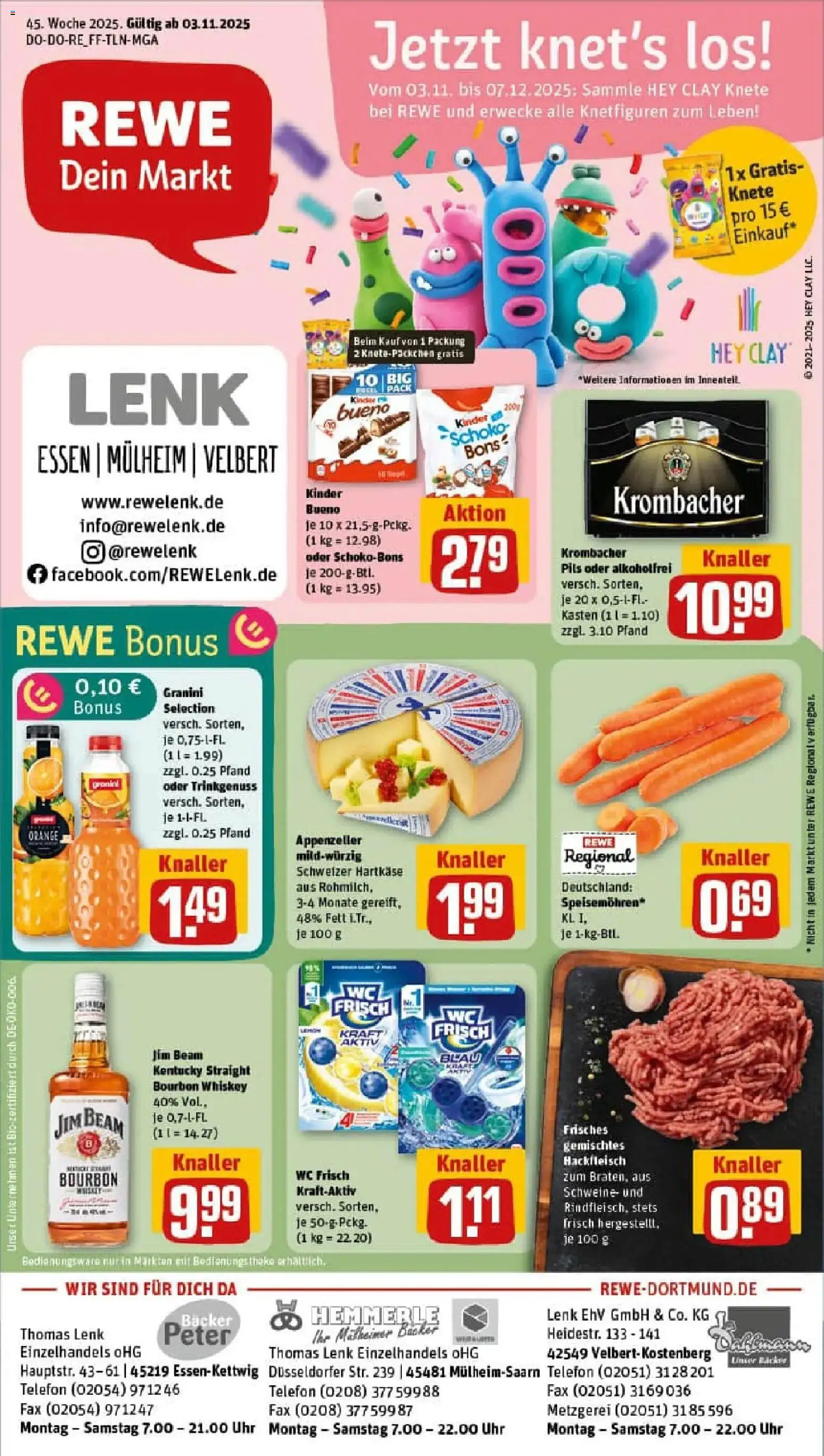 Vorschau von dem Prospekt des Geschäftes Rewe, gültig ab dem 03.11.2025
