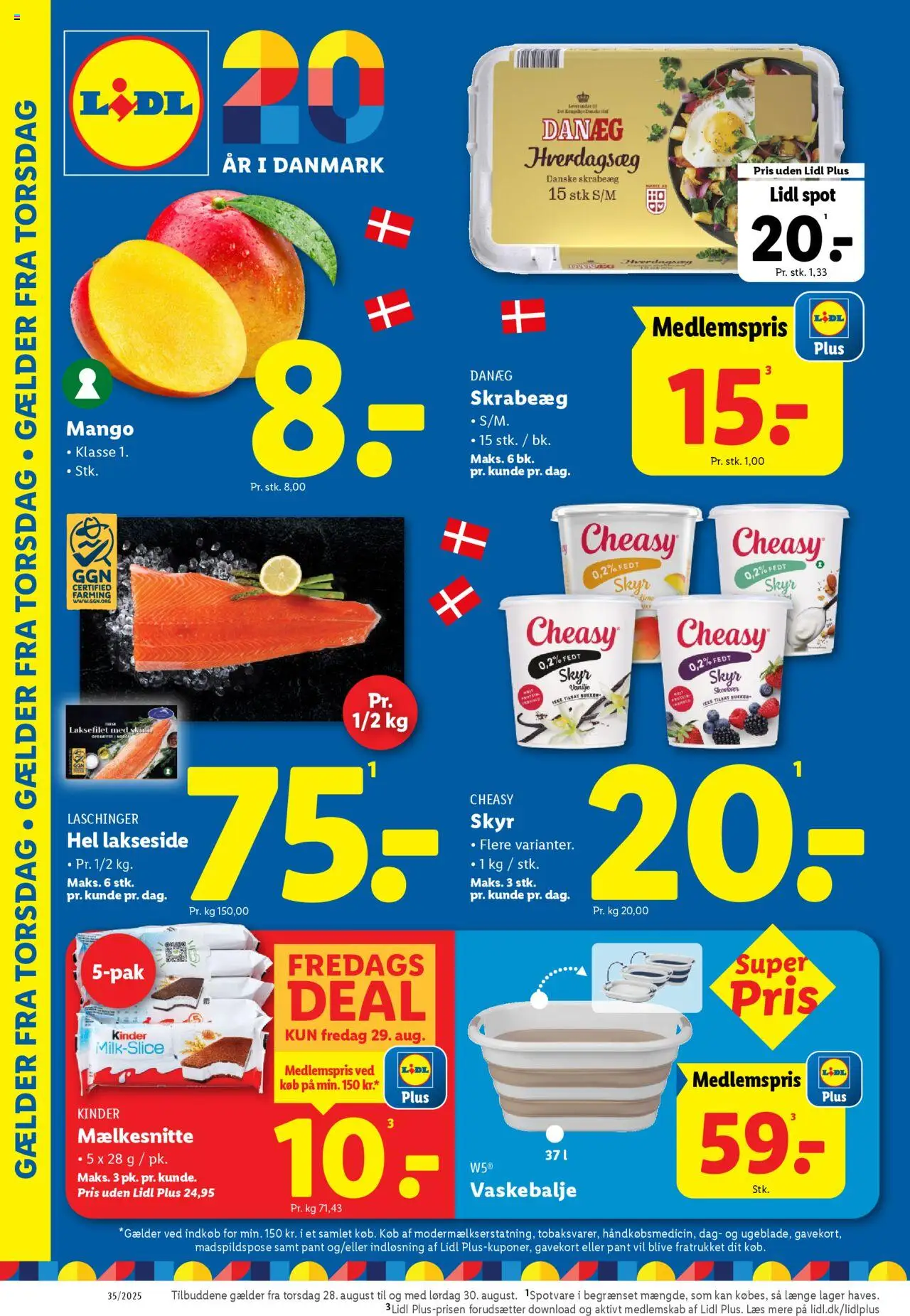 Lidl tilbudsavis gyldig fra 28/08/2025 - side 1