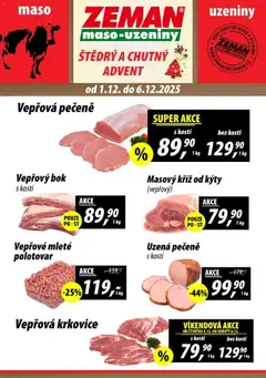 Náhled nabídky: Prodejny Zeman Leták - Dačice platný od 01.12.2025