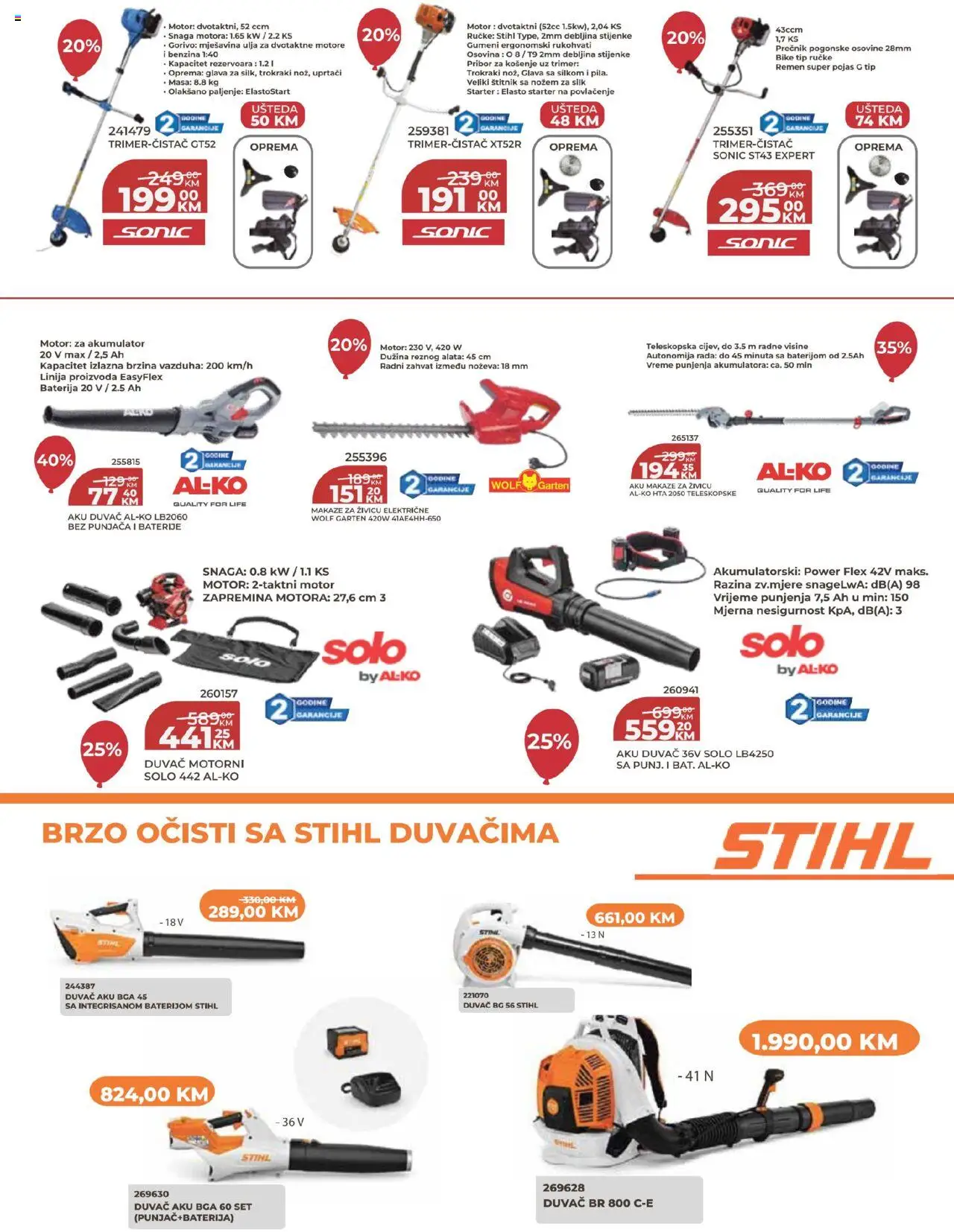 Pregled letka Katalog trgovine Agromehanika vrijedi od 2025.10.01