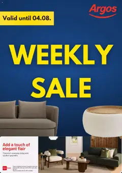 Preview of Argos Weekly offers valid from 29/07/2025