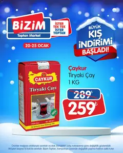 Bizim Toptan Büyük kış indirimi başladı! 20.01.2026 - Broşürünün önizlemesi