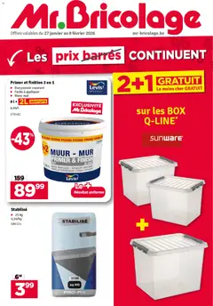 Prévisualisation de Folder / Publicité du magasin Mr Bricolage formulaire valide 27/01/2026