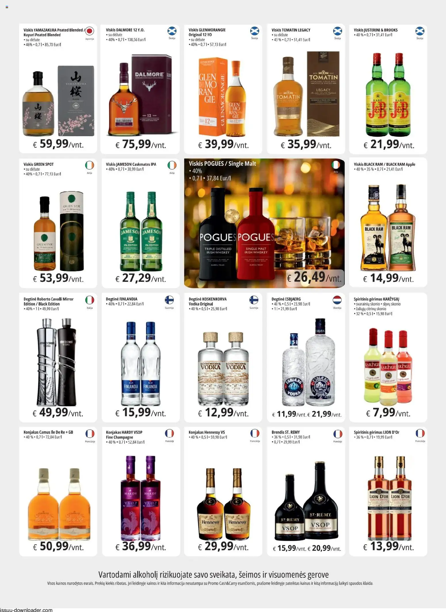 ePromo parduotuvės leidinio ePromo leidinys - Gėrimai galiojančio nuo 2026.03.04 peržiūra