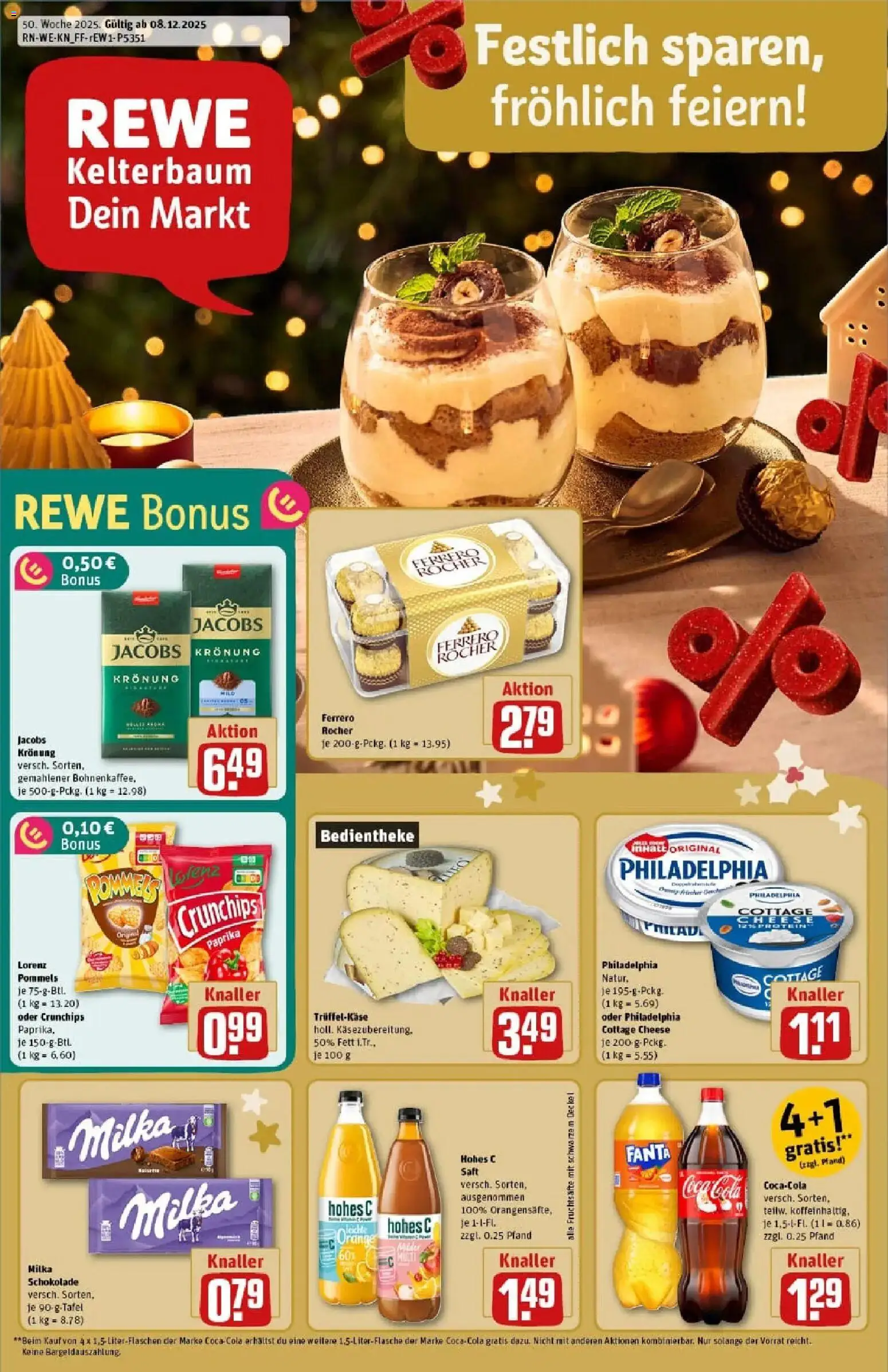 Vorschau von dem Prospekt des Geschäftes Rewe, gültig ab dem 07.12.2025