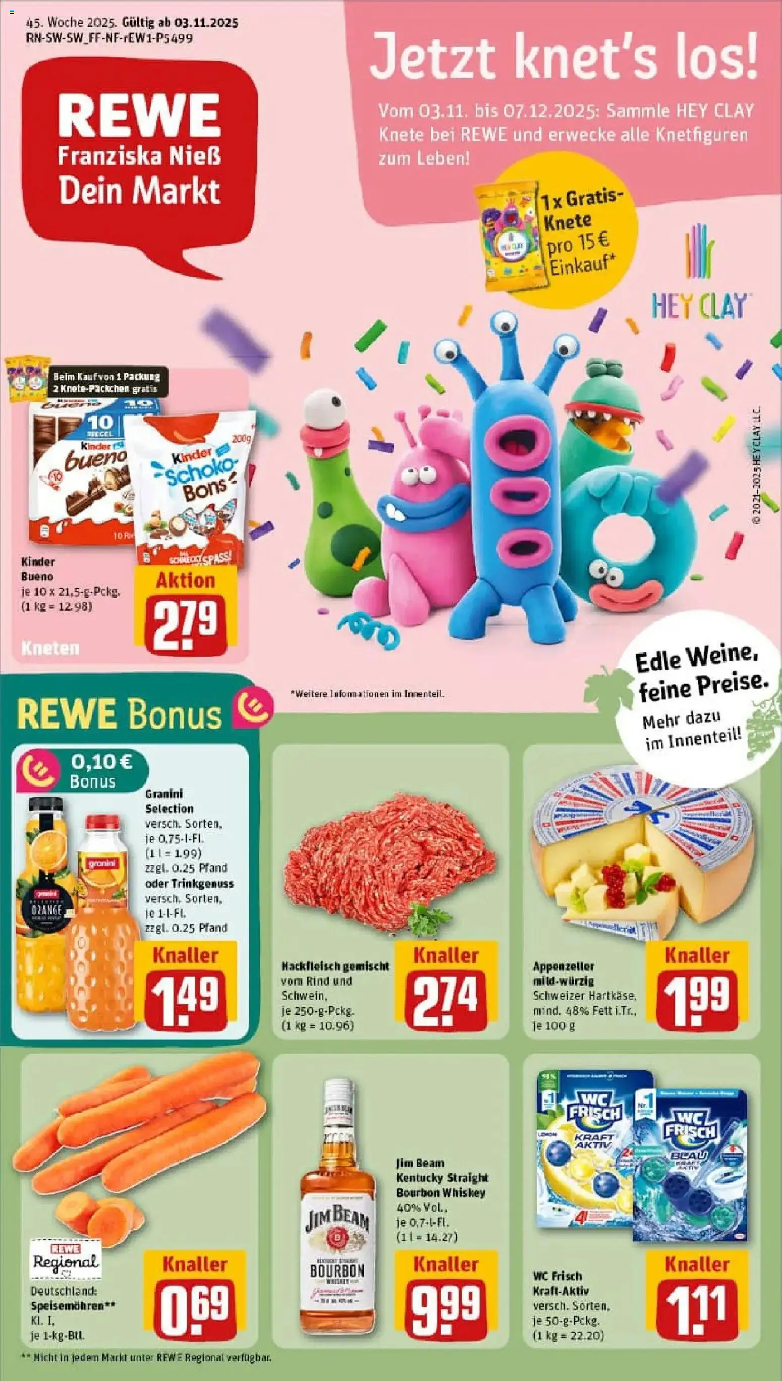 Vorschau von dem Prospekt des Geschäftes Rewe, gültig ab dem 02.11.2025