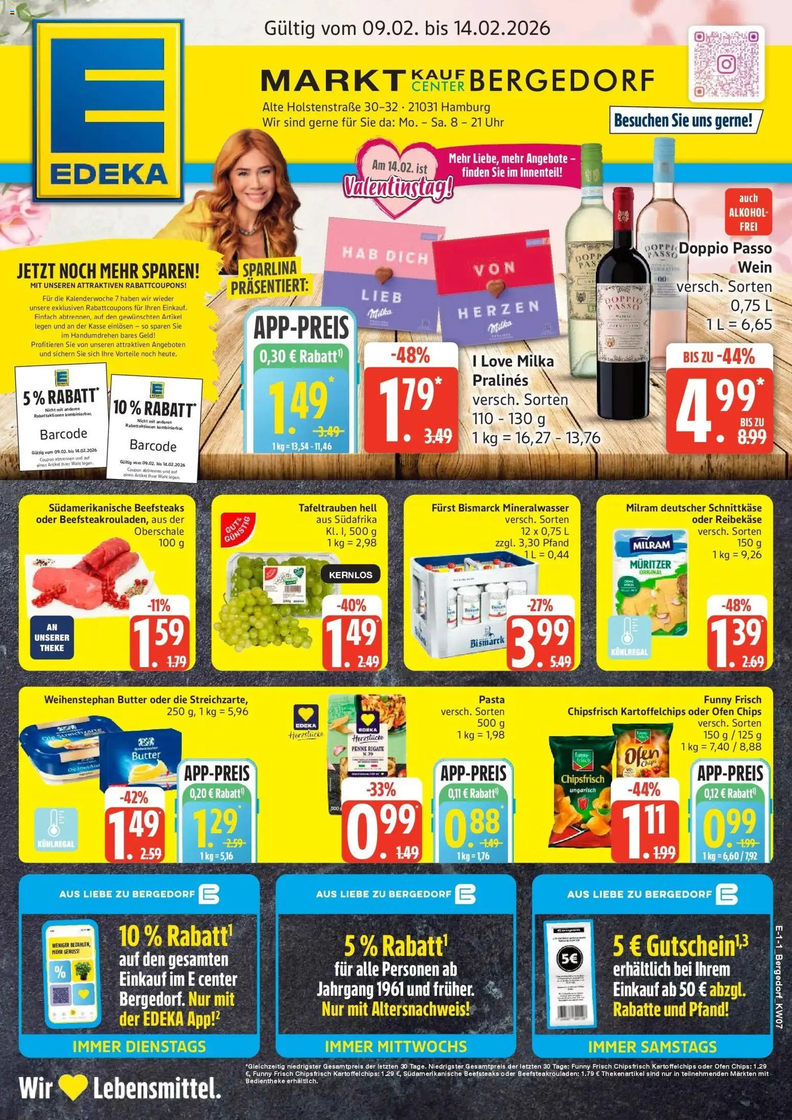 Vorschau von dem Prospekt des Geschäftes Edeka, gültig ab dem 09.02.2026