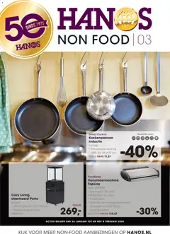 Voorbeeld van Non food folder van winkel Hanos geldig vanaf 26-01-2026