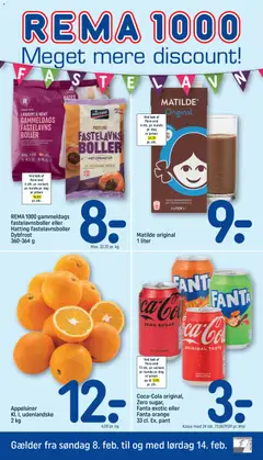 Eksempel på tilbudsavis Tilbudsavis fra butik Rema 1000 gyldig fra 08/02/2026