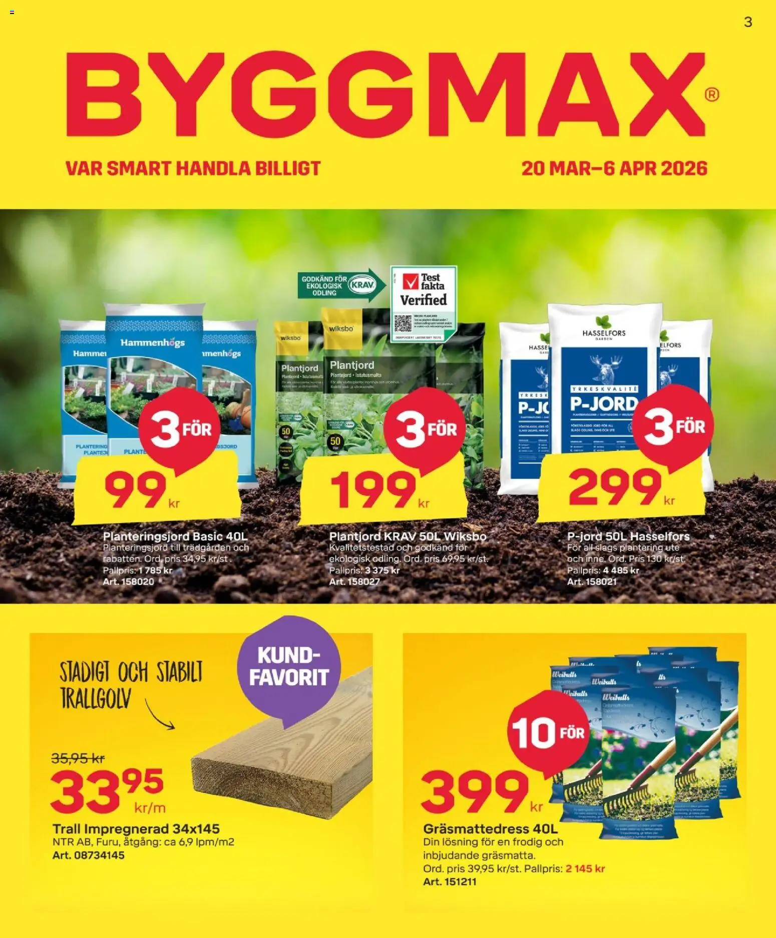 Förhandsgranska reklamblad ByggMax erbjudanden från butik ByggMax gäller från 19/03/2026