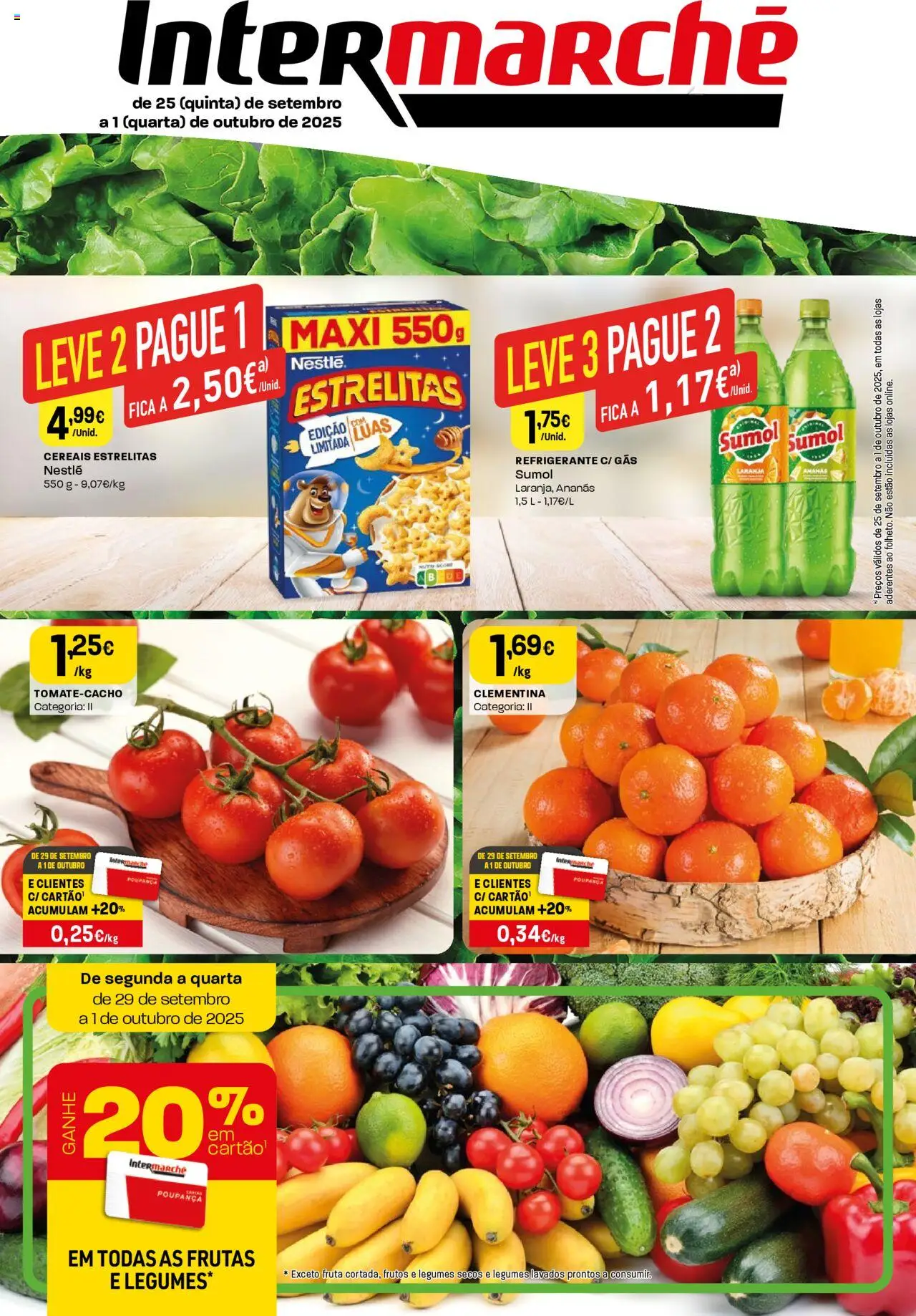 Intermarché Folheto de 25/09/2025 - catálogo esta semana - página 1