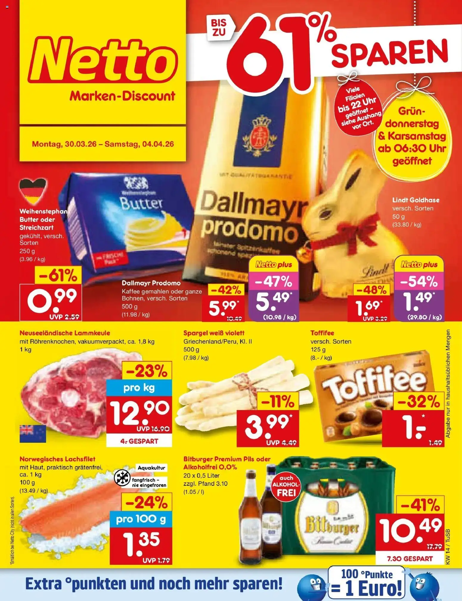 Vorschau von dem Prospekt des Geschäftes Netto Marken-Discount, gültig ab dem 30.03.2026