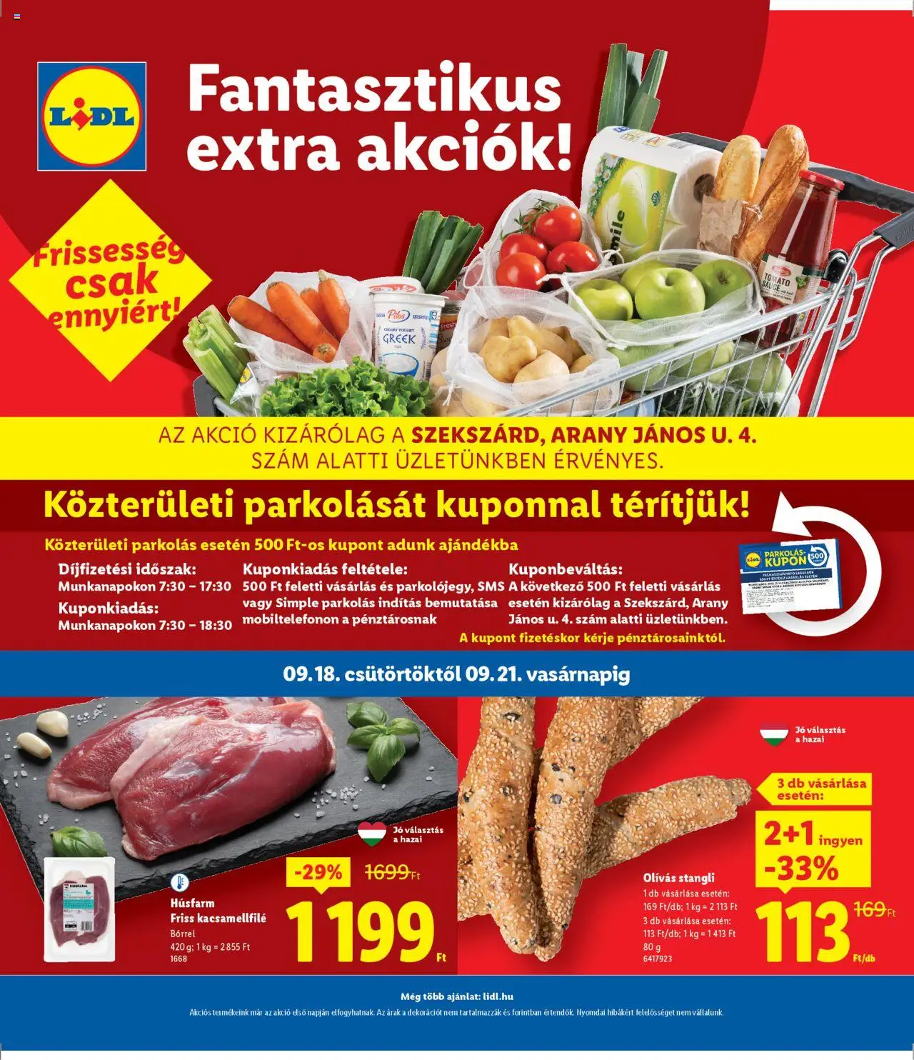 Lidl aktuális szórólap, érvényes 2025.09.18.-től - 1 oldal