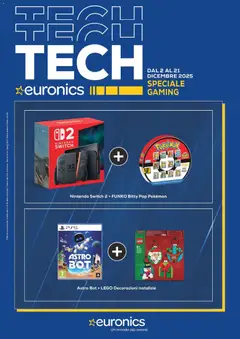 Anteprima dell'opuscolo Volantino Gaming dal negozio Euronics valido da 02/12/2025