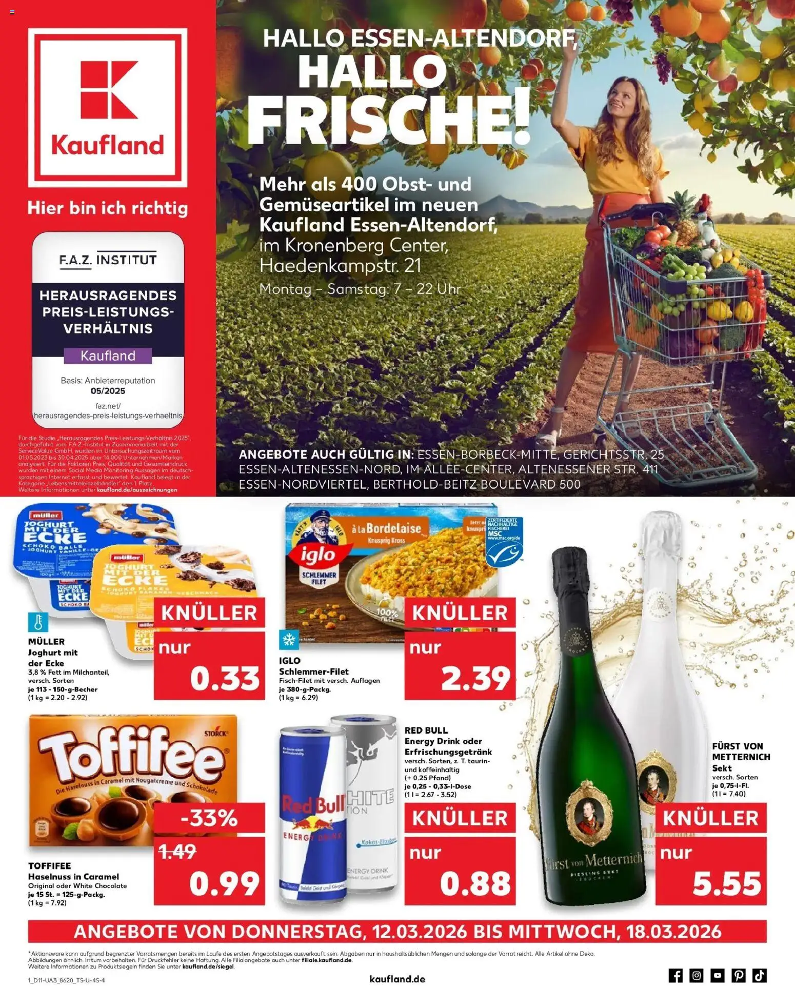 Vorschau von dem Prospekt des Geschäftes Kaufland, gültig ab dem 12.03.2026
