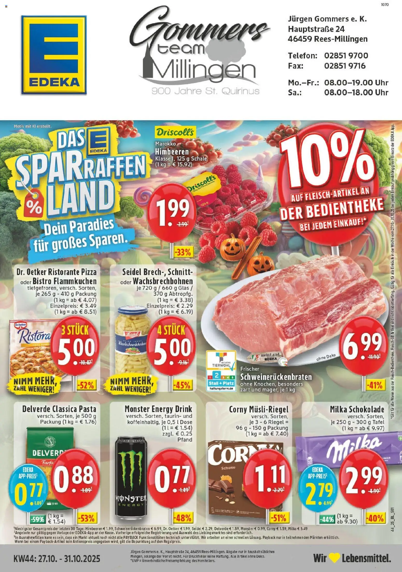 Vorschau von dem Prospekt des Geschäftes Edeka, gültig ab dem 26.10.2025