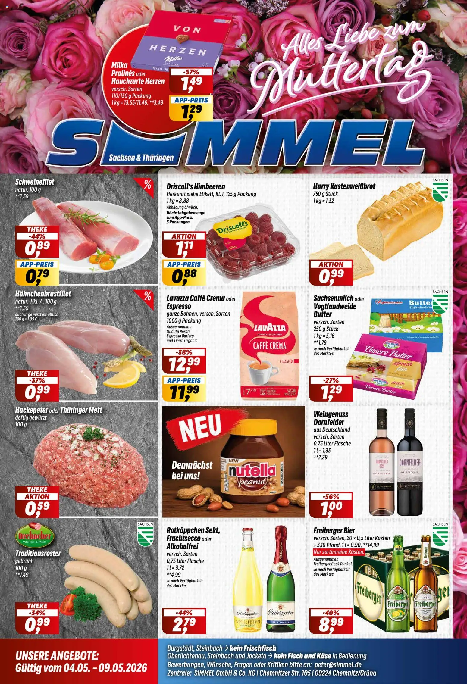Vorschau von dem Prospekt des Geschäftes Simmel, gültig ab dem 04.05.2026