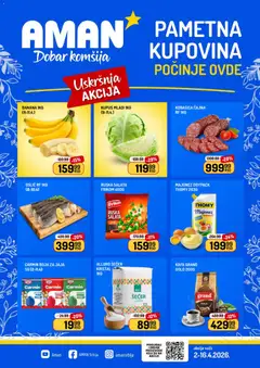 Pregled Aman kataloga - važi od 02.04.2026