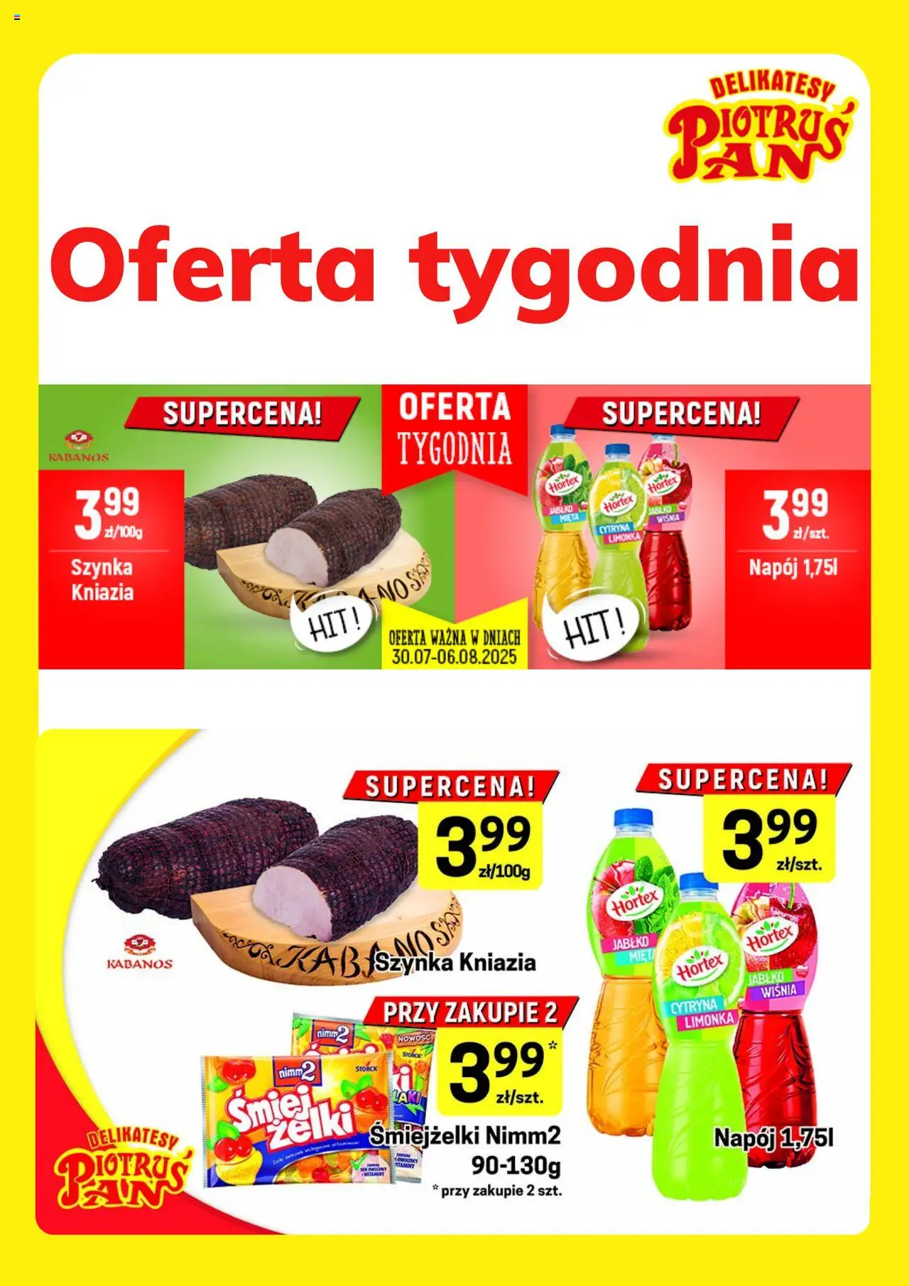 Piotruś Pan Promocje od 30.07.2025 - Nowa Gazetka - Numer strony 1