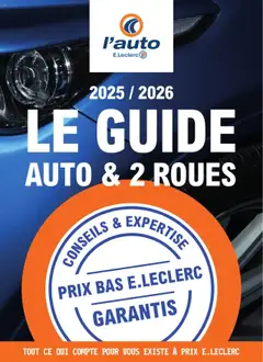Prévisualisation de Le guide auto & 2 roues du magasin l'auto E.Leclerc formulaire valide 22/04/2025