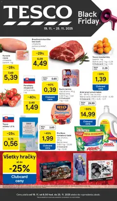 Náhľad Tesco letáku platného od 19.11.2025