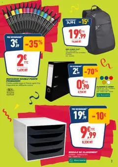 Prévisualisation de Catalogue du magasin Bureau Vallée formulaire valide 20/10/2025 | Page: 3