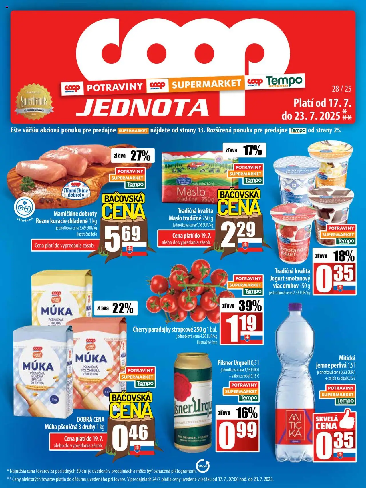 COOP Jednota leták od 17.07.2025 > Akčná ponuka online