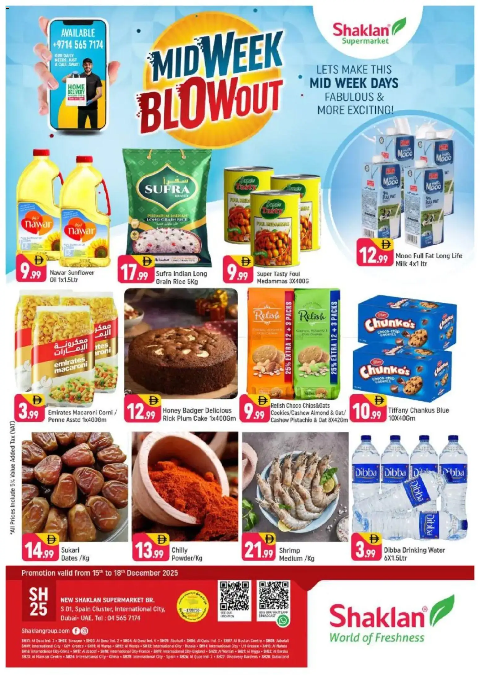 Preview of the catalogue Midweek Blow Out - S01, International City, Spain Cluster of store Shaklan valid from 15 Dec, 2025