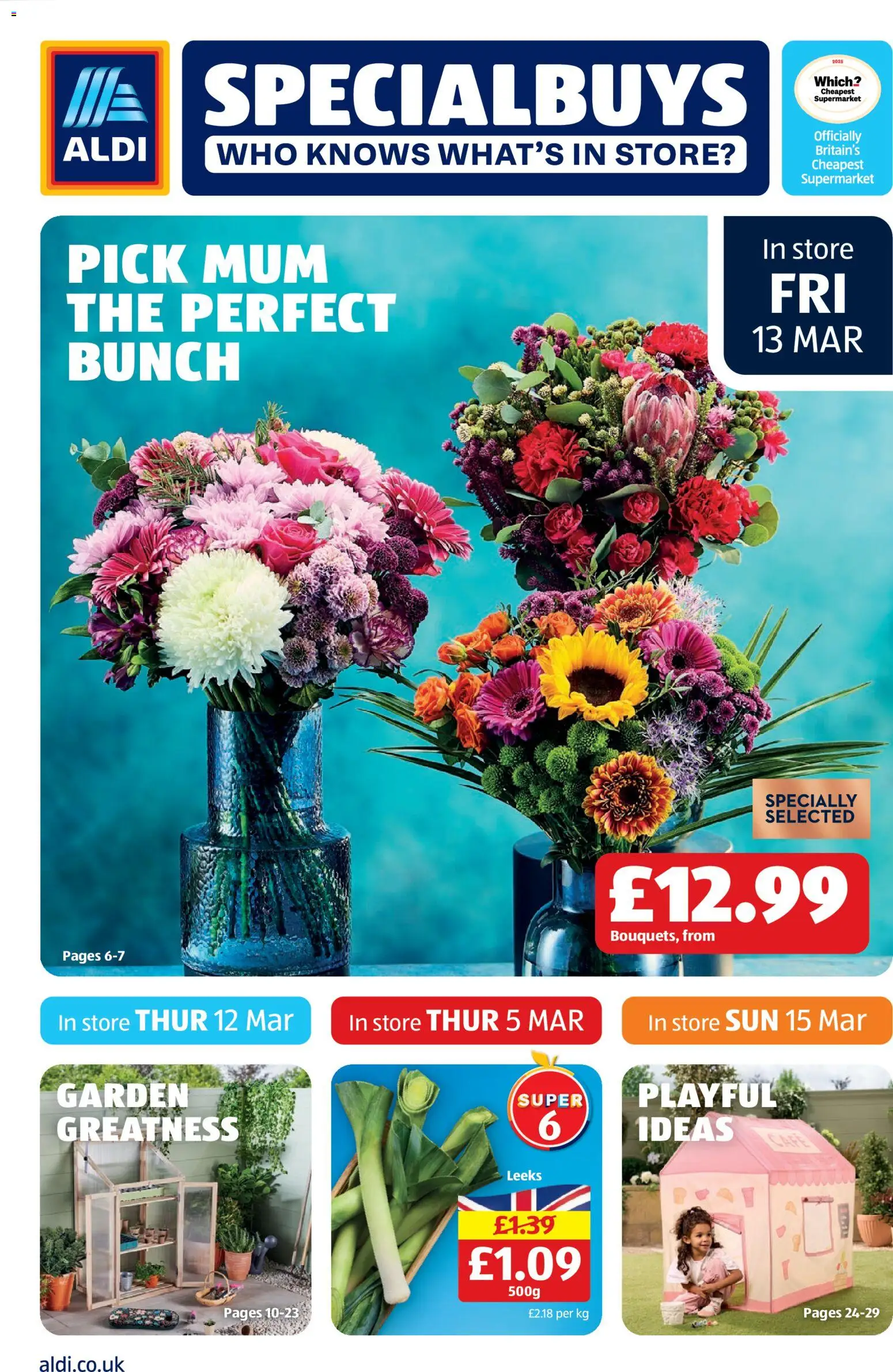 Preview of Aldi Aldi - Weekly offers UK Specialbuys valid from 13/03/2026