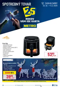 Náhľad Metro letáku platného od 22.10.2025