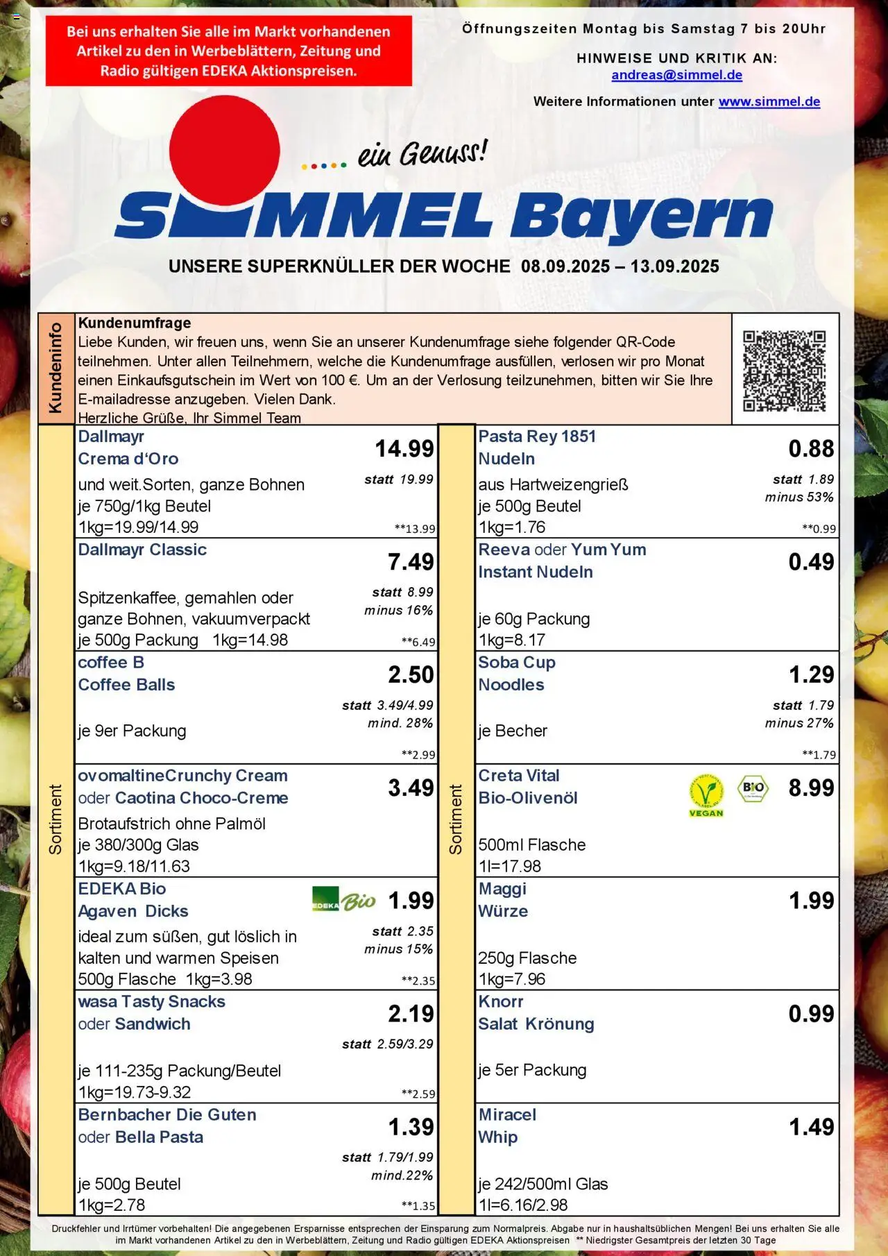 Simmel Bayern (vom 08.09.2025 - 13.09.2025)