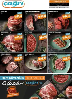 Çağrı Market Çağrı Market - Kasap Katalog 27.04.2026 - Broşürünün önizlemesi