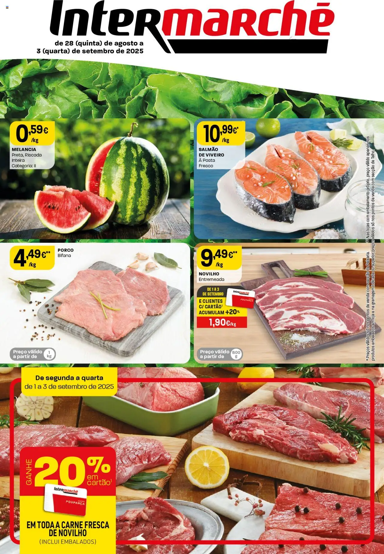 Intermarché Folheto de 28/08/2025 - catálogo esta semana - página 1