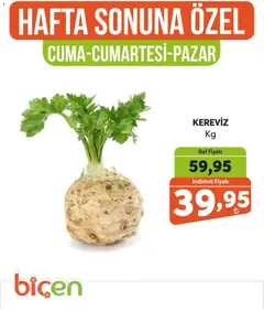 Biçen Market Hafta Sonuna Özel -Sebze İndirimi 09.01.2026 - Broşürünün önizlemesi
