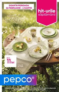 Previzualizarea de cataloage: Pepco Catalog nou valabil de la 26.02.2026