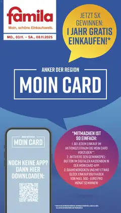 Vorschau von dem Prospekt des Geschäftes Famila Nordwest, gültig ab dem 03.11.2025