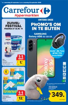 Voorbeeld van Folder week 37 van winkel Carrefour geldig vanaf 10/09/2025