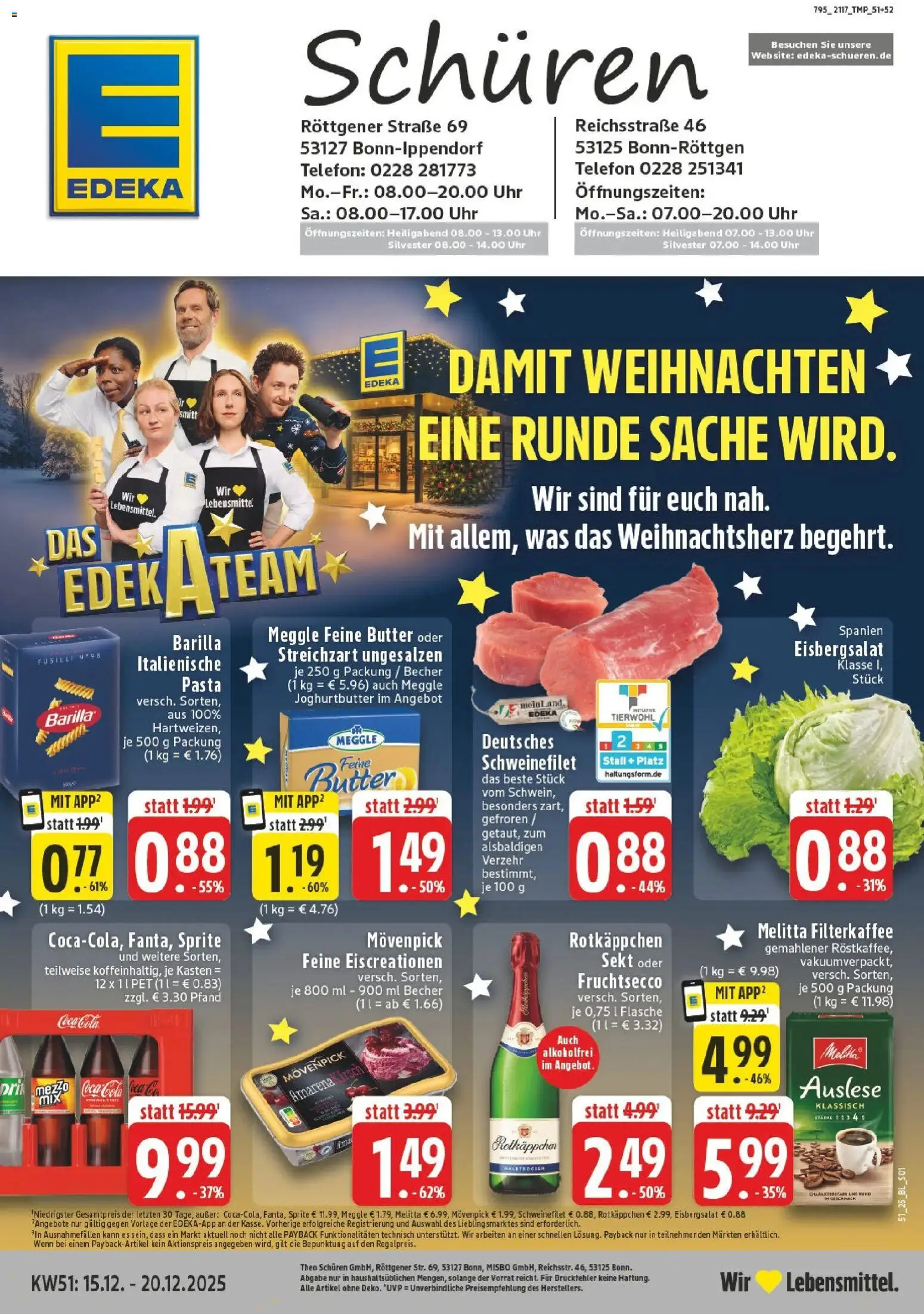 Vorschau von dem Prospekt des Geschäftes Edeka, gültig ab dem 15.12.2025