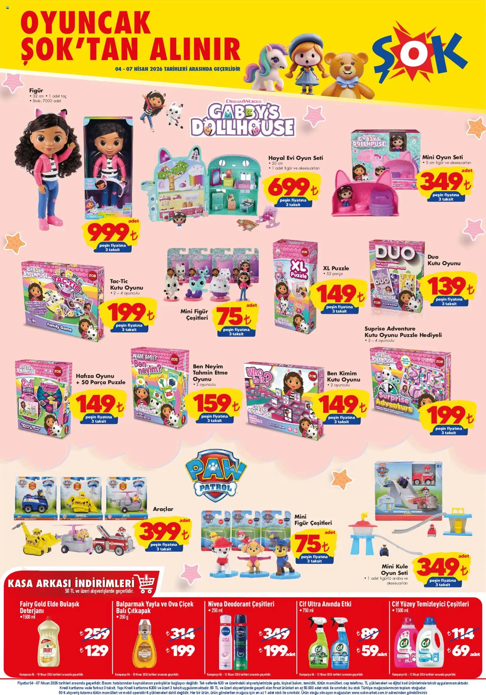 Şok Market Şok Market - Hafta sonu fırsatları 04.04.2026 - Broşürünün önizlemesi