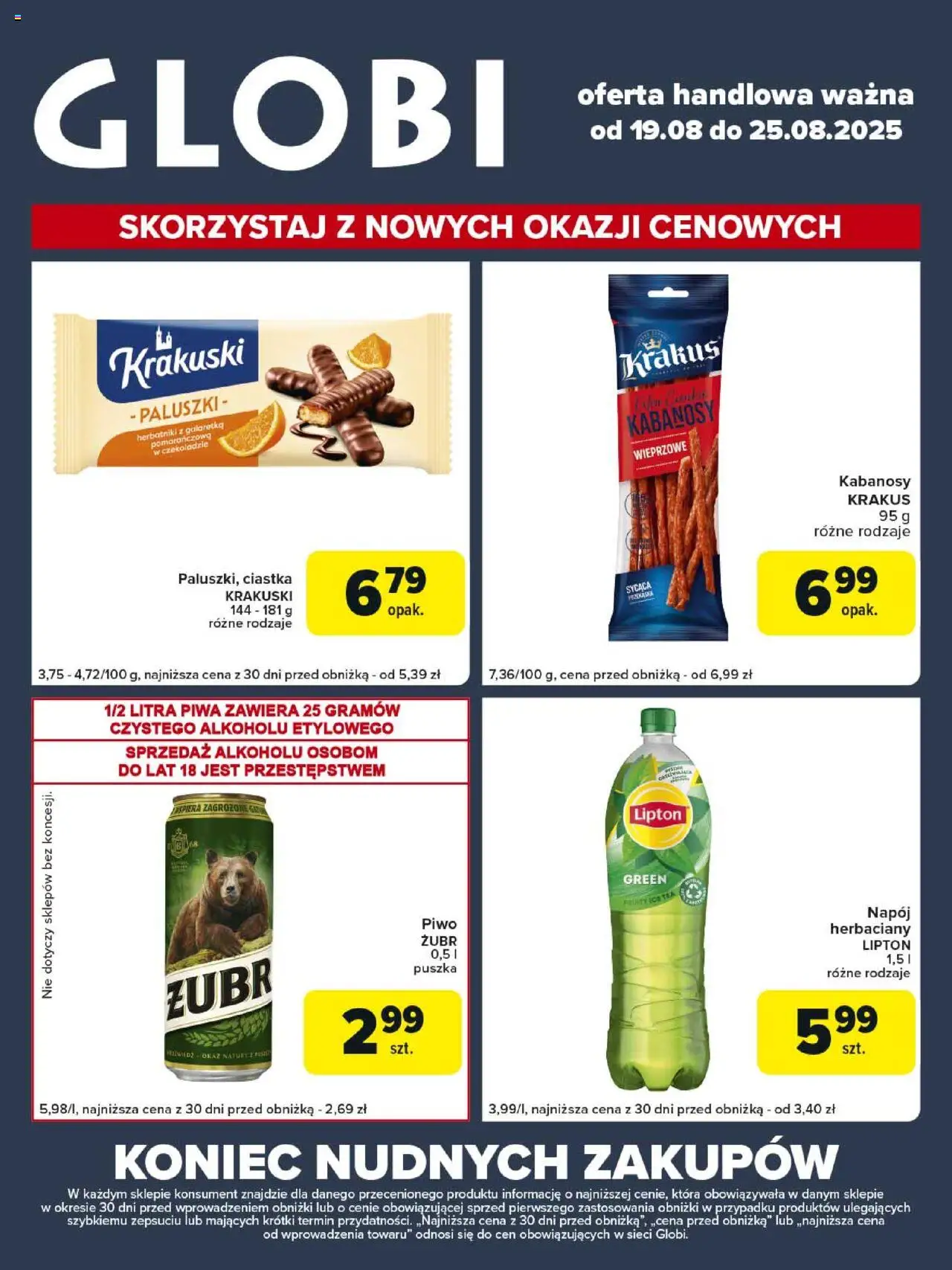 Carrefour Globi od 19.08.2025 - Nowa Gazetka - Numer strony 1