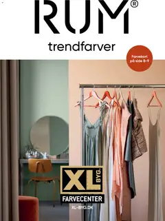 Eksempel på tilbudsavis Rum trendfarver fra butik XL-BYG gyldig fra 08/01/2026