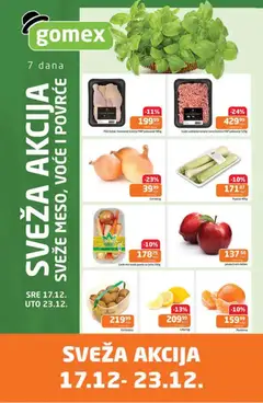 Pregled Gomex kataloga - važi od 17.12.2025