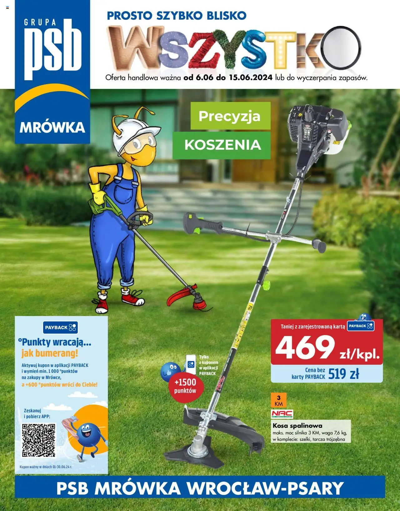 Pogląd gazetki "Psary, Główna 1/C" ze sklepu Mrówka ważnej od 06.06.2024 - Waga