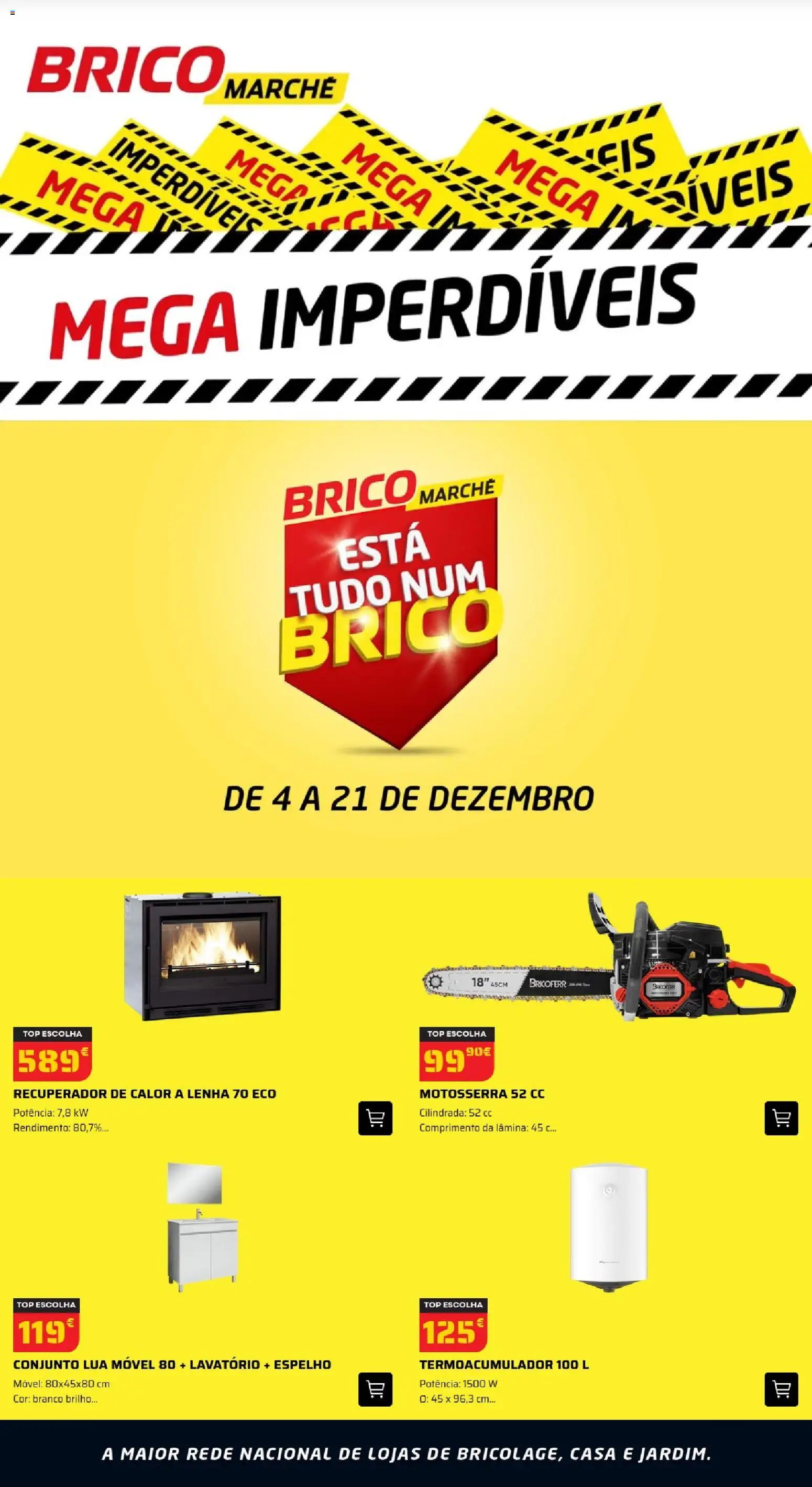 Pré-visualização do folheto da loja BricoMarché válida a partir de 04/12/2025