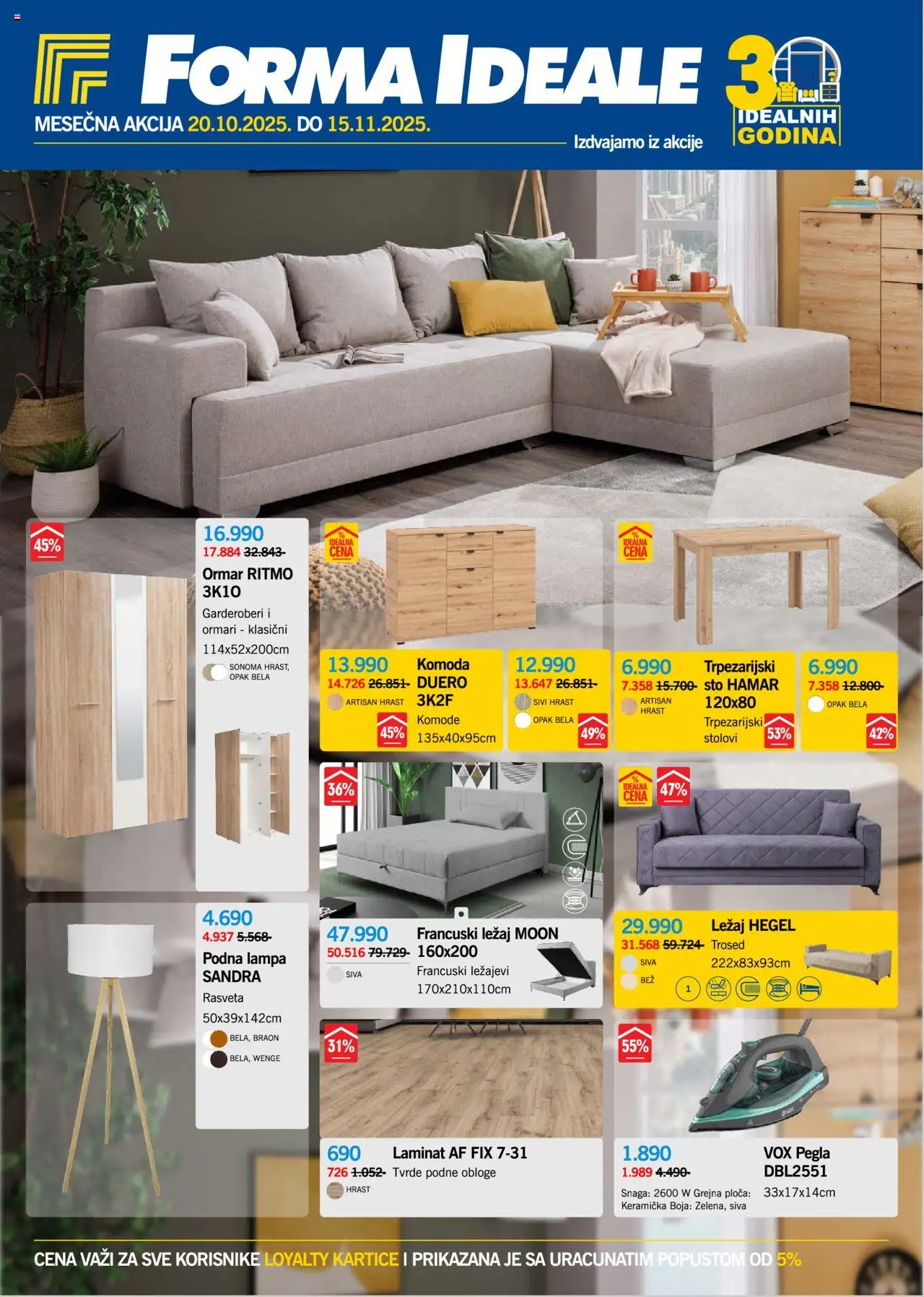 Forma Ideale katalog važi od 20.10.2025 - stranica 1