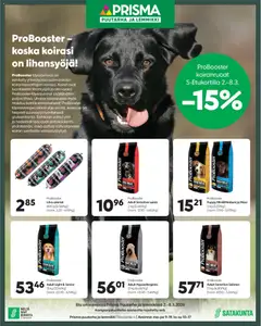 Kaupan Prisma Prisma Puutarha ja lemmikki ProBooster koiranruoat -etu esikatselu, voimassa 02/03/2026
