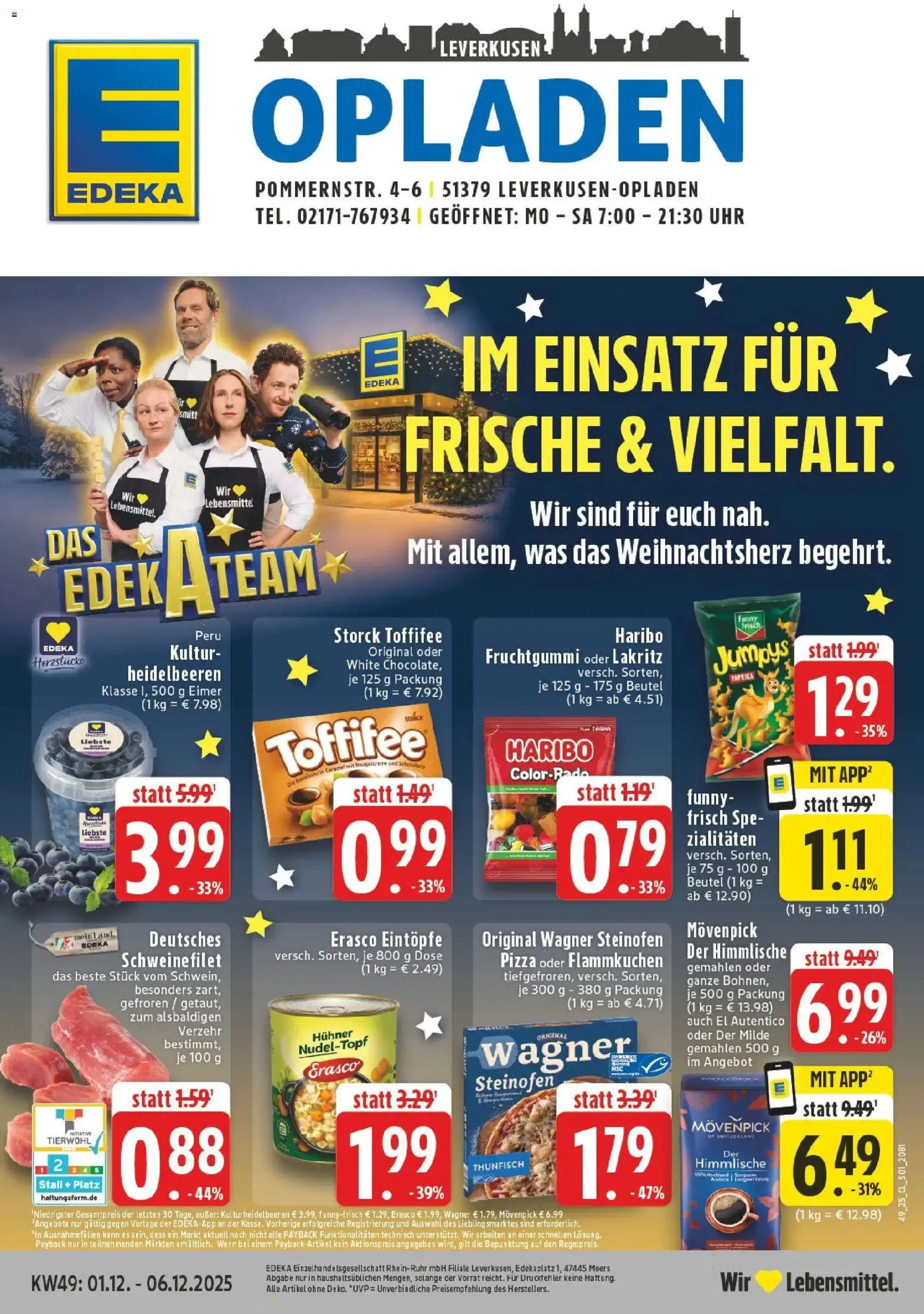 Vorschau von dem Prospekt des Geschäftes Edeka, gültig ab dem 30.11.2025