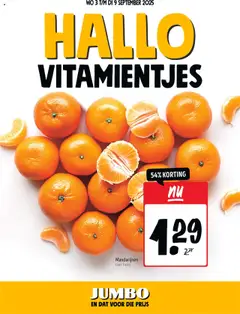 Voorbeeld van Folder week 36 van winkel Jumbo geldig vanaf 03-09-2025